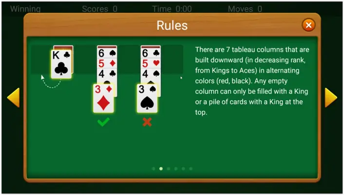 Solitaire android App screenshot 2