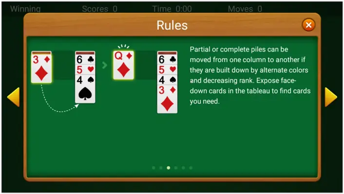 Solitaire android App screenshot 3