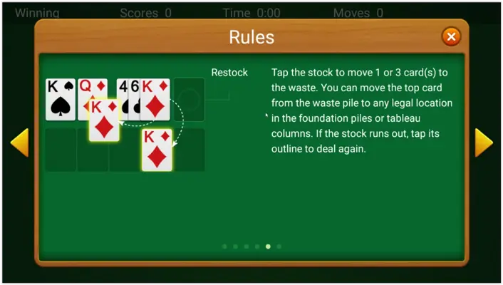 Solitaire android App screenshot 4