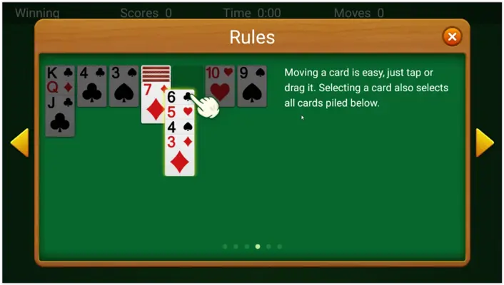 Solitaire android App screenshot 5